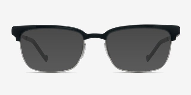 Edgar Black AcetateEyeglass Frames from EyeBuyDirect, with Tinted Lenses