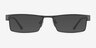 Bennett Gunmetal MétalMontures de lunettes de vue d'EyeBuyDirect, Avec des Verres Teintés