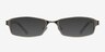 Johanna Gunmetal MetalEyeglass Frames from EyeBuyDirect, with Tinted Lenses