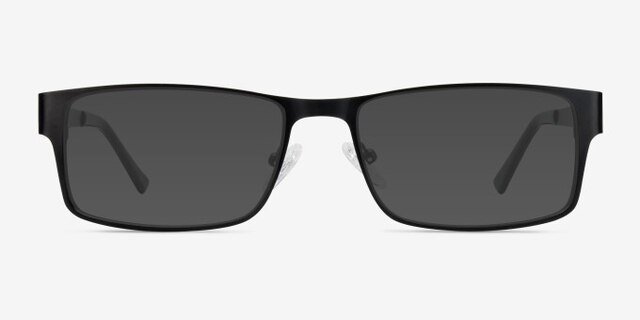 Elliot Black MetalEyeglass Frames from EyeBuyDirect, with Tinted Lenses
