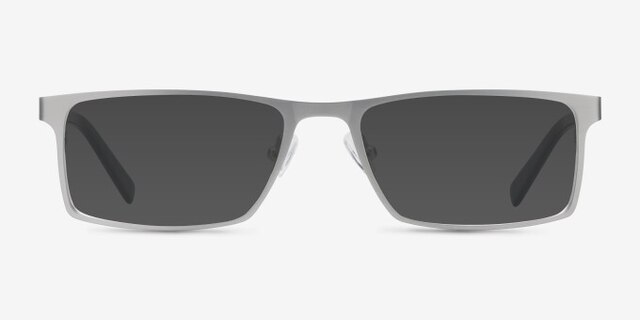 Cristian Silver MetalEyeglass Frames from EyeBuyDirect, with Tinted Lenses