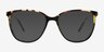 Aroma Tortoise Green AcétateMontures de lunettes de vue d'EyeBuyDirect, Avec des Verres Teintés