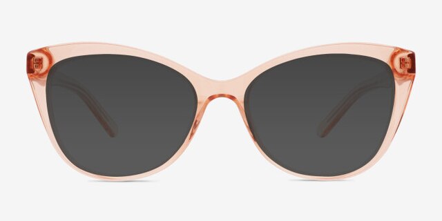 Lydia Coral AcétateMontures de lunettes de vue d'EyeBuyDirect, Avec des Verres Teintés