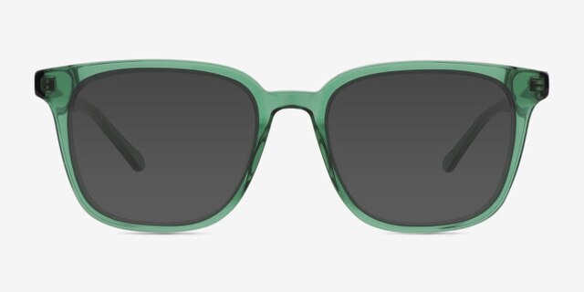 Wagner Green AcetateEyeglass Frames from EyeBuyDirect, with Tinted Lenses
