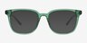 Wagner Green AcetateEyeglass Frames from EyeBuyDirect, with Tinted Lenses