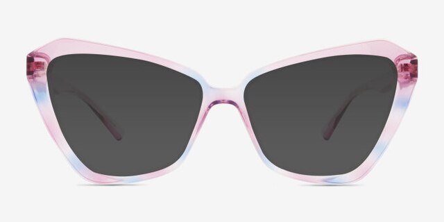 Rise Up Purple Blue PlastiqueMontures de lunettes de vue d'EyeBuyDirect, Avec des Verres Teintés