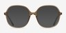 Winefred Brown PlasticEyeglass Frames from EyeBuyDirect, with Tinted Lenses