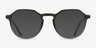 Schaye Green PlasticEyeglass Frames from EyeBuyDirect, with Tinted Lenses