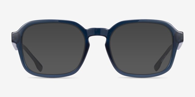 Hardie Bleu marine PlastiqueMontures de lunettes de vue d'EyeBuyDirect, Avec des Verres Teintés