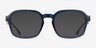Hardie Bleu marine PlastiqueMontures de lunettes de vue d'EyeBuyDirect, Avec des Verres Teintés