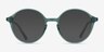 Malkin Vert PlastiqueMontures de lunettes de vue d'EyeBuyDirect, Avec des Verres Teintés