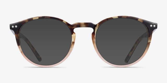 Wilkes Tortoise Pink PlastiqueMontures de lunettes de vue d'EyeBuyDirect, Avec des Verres Teintés