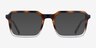 Mikan Tortoise Clear PlastiqueMontures de lunettes de vue d'EyeBuyDirect, Avec des Verres Teintés