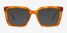 Mullen Tortoise AcetateEyeglass Frames from EyeBuyDirect, with Tinted Lenses