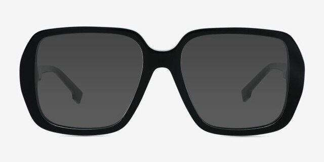 Gunter Black AcetateEyeglass Frames from EyeBuyDirect, with Tinted Lenses