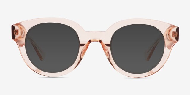 Gillis Coral AcetateEyeglass Frames from EyeBuyDirect, with Tinted Lenses