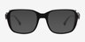 Benedict Black AcetateEyeglass Frames from EyeBuyDirect, with Tinted Lenses