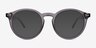 Balta Gray PlasticEyeglass Frames from EyeBuyDirect, with Tinted Lenses