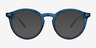 Balta Bleu marine PlastiqueMontures de lunettes de vue d'EyeBuyDirect, Avec des Verres Teintés