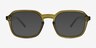 Calvo Green PlasticEyeglass Frames from EyeBuyDirect, with Tinted Lenses