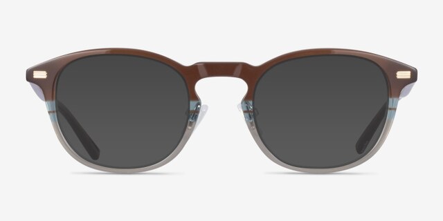 Splendor Brown AcetateEyeglass Frames from EyeBuyDirect, with Tinted Lenses