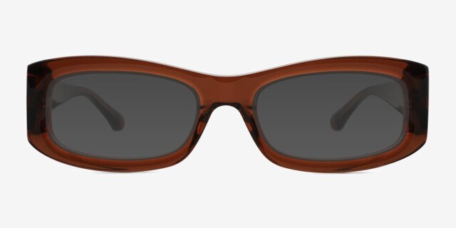Folklore Brown AcetateEyeglass Frames from EyeBuyDirect, with Tinted Lenses