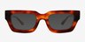 Vespera Écailles AcétateMontures de lunettes de vue d'EyeBuyDirect, Avec des Verres Teintés