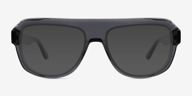 Mystic Gray AcetateEyeglass Frames from EyeBuyDirect, with Tinted Lenses
