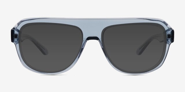 Mystic Bleu AcétateMontures de lunettes de vue d'EyeBuyDirect, Avec des Verres Teintés