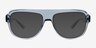 Mystic Bleu AcétateMontures de lunettes de vue d'EyeBuyDirect, Avec des Verres Teintés