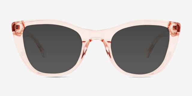 Odyssey Pink AcetateEyeglass Frames from EyeBuyDirect, with Tinted Lenses