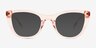 Odyssey Pink AcetateEyeglass Frames from EyeBuyDirect, with Tinted Lenses