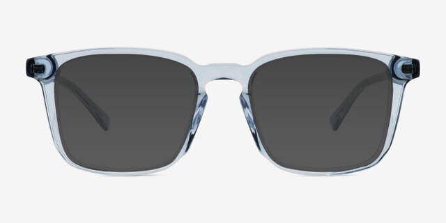 Astera Bleu AcétateMontures de lunettes de vue d'EyeBuyDirect, Avec des Verres Teintés