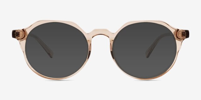 Monarda Champagne AcétateMontures de lunettes de vue d'EyeBuyDirect, Avec des Verres Teintés