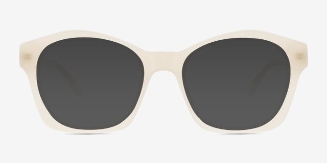Aronia Cream AcetateEyeglass Frames from EyeBuyDirect, with Tinted Lenses