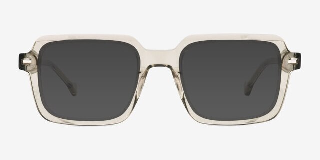 Quinlan Vert AcétateMontures de lunettes de vue d'EyeBuyDirect, Avec des Verres Teintés