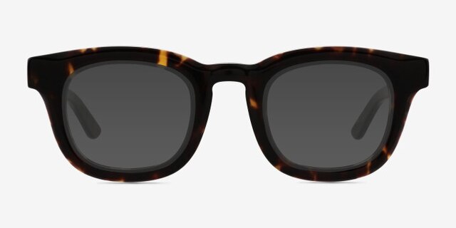 Harrington Tortoise AcetateEyeglass Frames from EyeBuyDirect, with Tinted Lenses