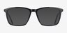 Tranquil Black PlasticEyeglass Frames from EyeBuyDirect, with Tinted Lenses