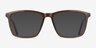 Tranquil Brown PlasticEyeglass Frames from EyeBuyDirect, with Tinted Lenses