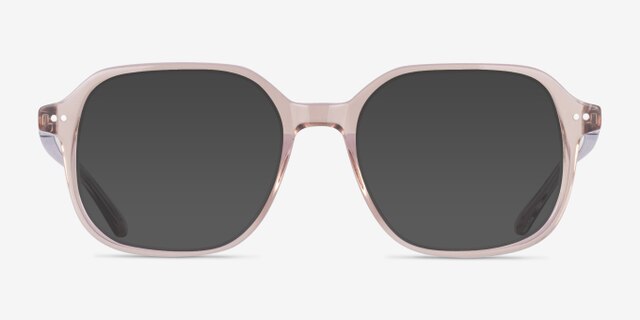 Restore Pink AcetateEyeglass Frames from EyeBuyDirect, with Tinted Lenses
