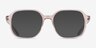 Restore Pink AcetateEyeglass Frames from EyeBuyDirect, with Tinted Lenses