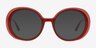 Riven Coral AcetateEyeglass Frames from EyeBuyDirect, with Tinted Lenses