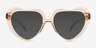 Endless Love Champagne AcétateMontures de lunettes de vue d'EyeBuyDirect, Avec des Verres Teintés