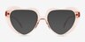 Endless Love Pink AcetateEyeglass Frames from EyeBuyDirect, with Tinted Lenses