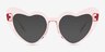 Heartfelt Pink PlasticEyeglass Frames from EyeBuyDirect, with Tinted Lenses