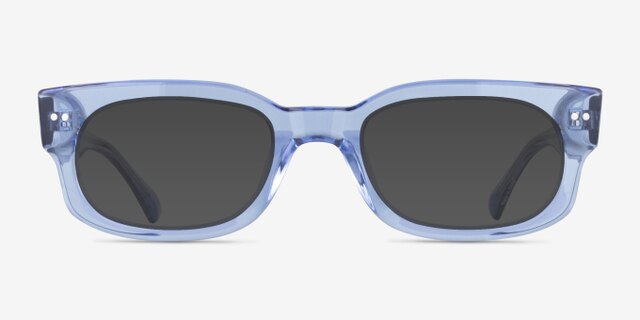 Gamechanger Bleu AcétateMontures de lunettes de vue d'EyeBuyDirect, Avec des Verres Teintés