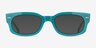 Gamechanger Teal AcetateEyeglass Frames from EyeBuyDirect, with Tinted Lenses