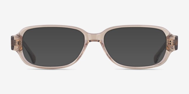 Transform Brown AcetateEyeglass Frames from EyeBuyDirect, with Tinted Lenses