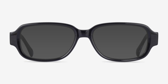 Transform Black AcetateEyeglass Frames from EyeBuyDirect, with Tinted Lenses
