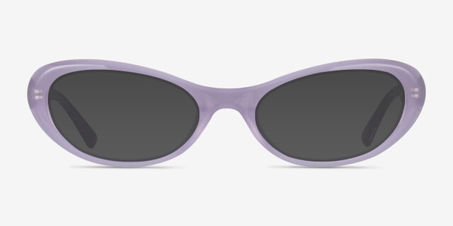 Vertex Purple AcetateEyeglass Frames from EyeBuyDirect, with Tinted Lenses